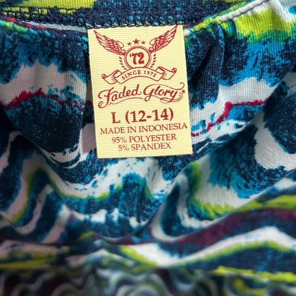 Multicolored Faded Glory Tank Dress - Picture 3 of 4